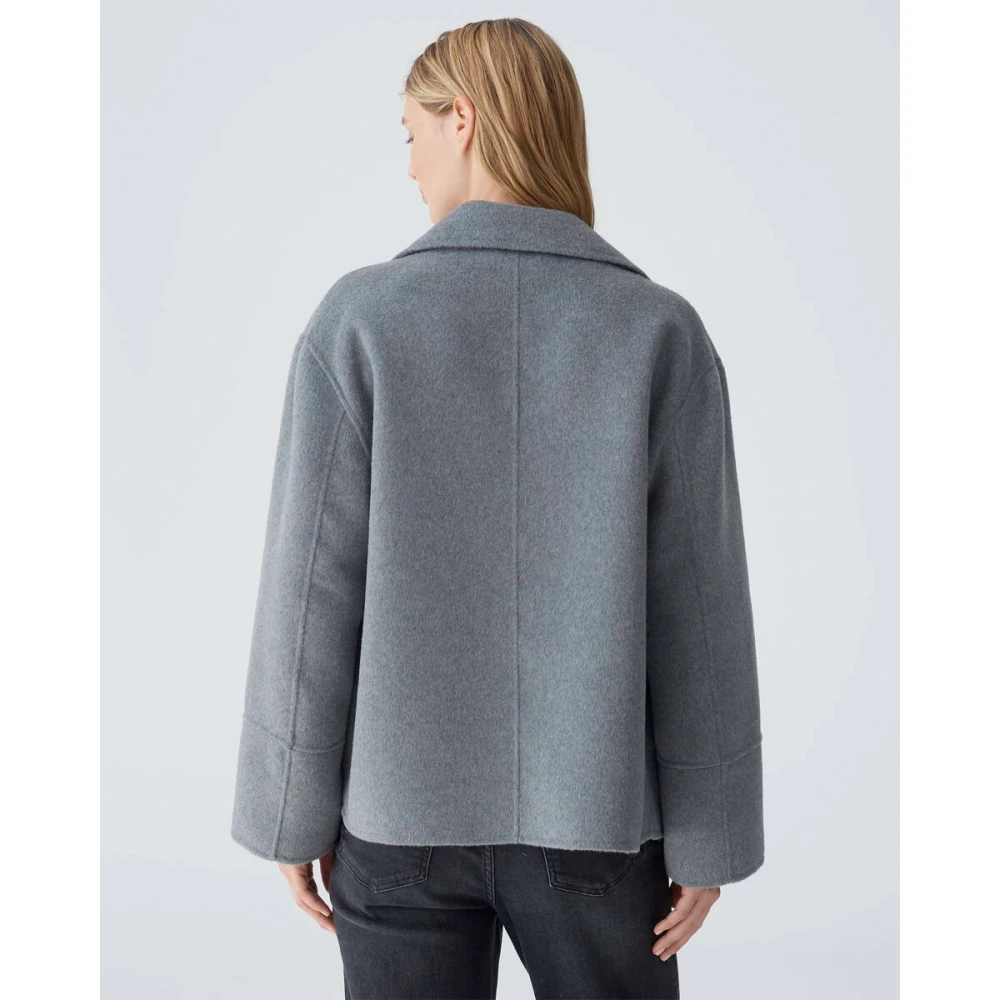 Opus Stijlvolle Jas Hilna Gray Dames