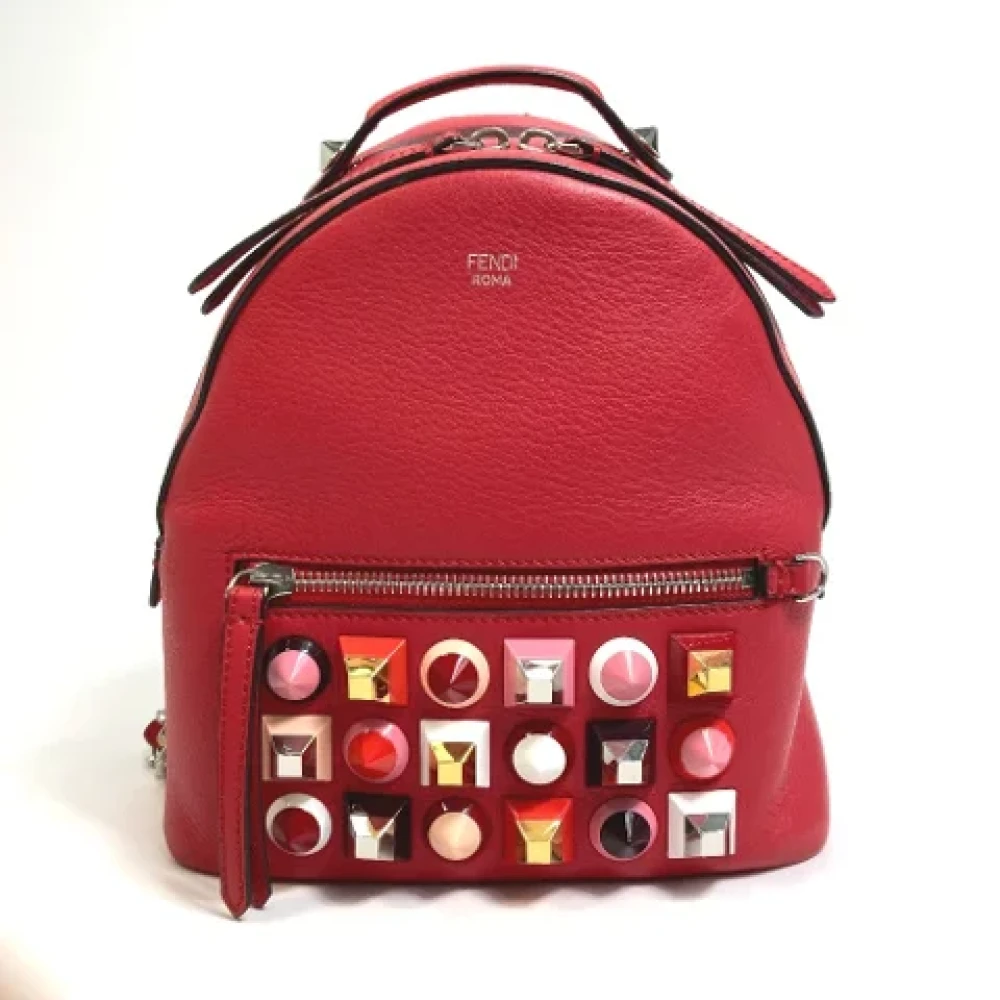 Fendi Vintage Pre-owned Leather fendi-bags Red Dames
