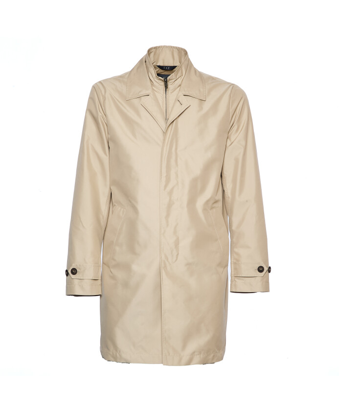 beige-jas-rits-tailored-fit