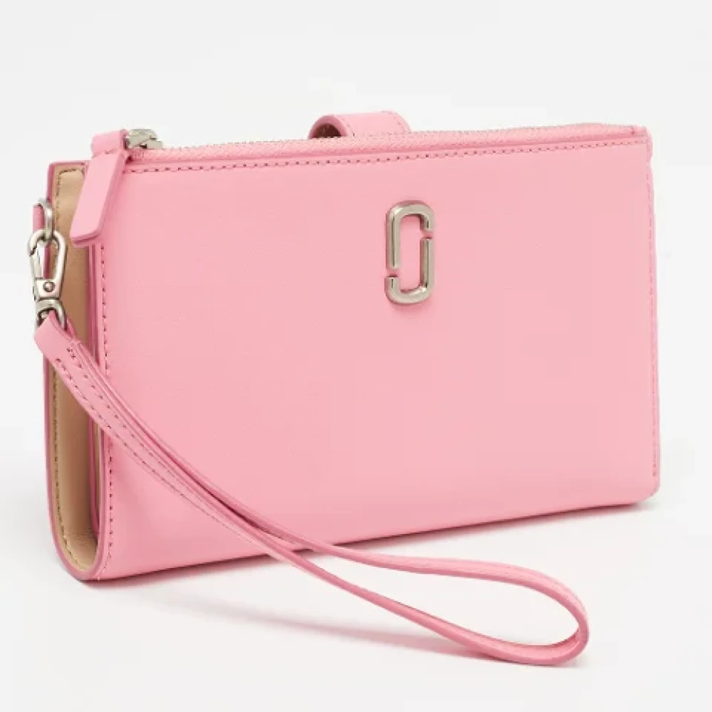 Marc Jacobs Pre-owned Leather wallets Pink Dames