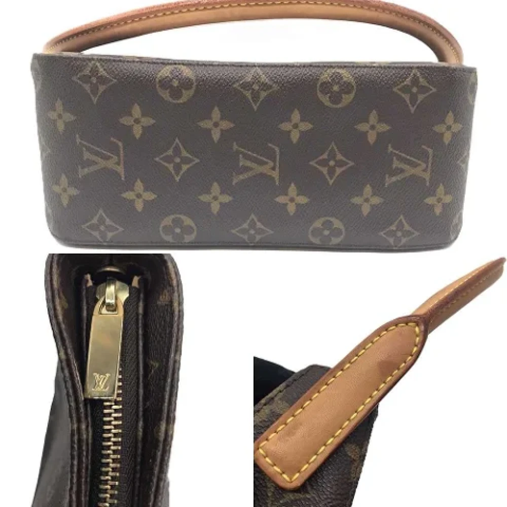 Louis Vuitton Vintage Pre-owned Canvas handbags Brown Dames
