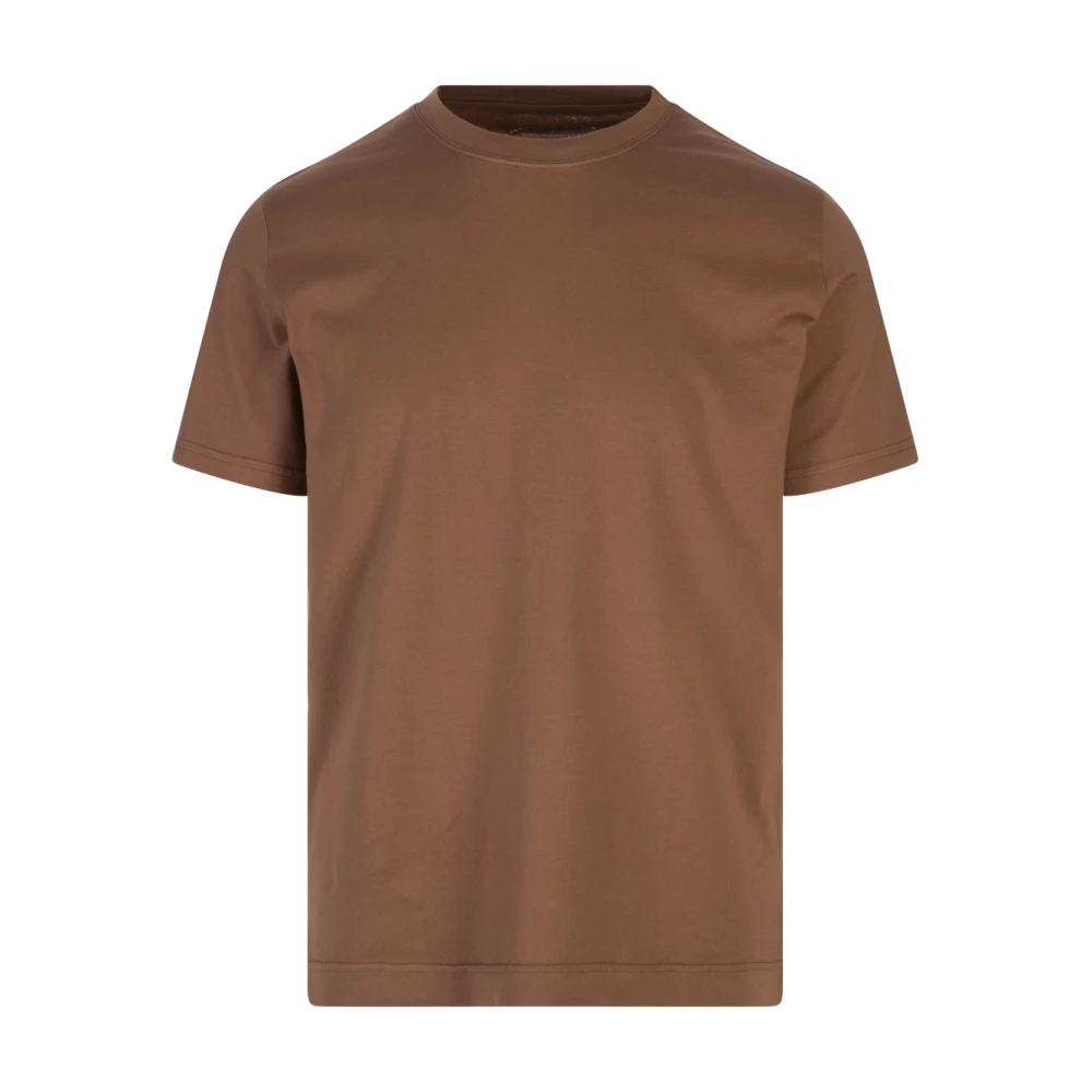 Fedeli - Tops > T-Shirts - Brown - Fedeli - Modalova