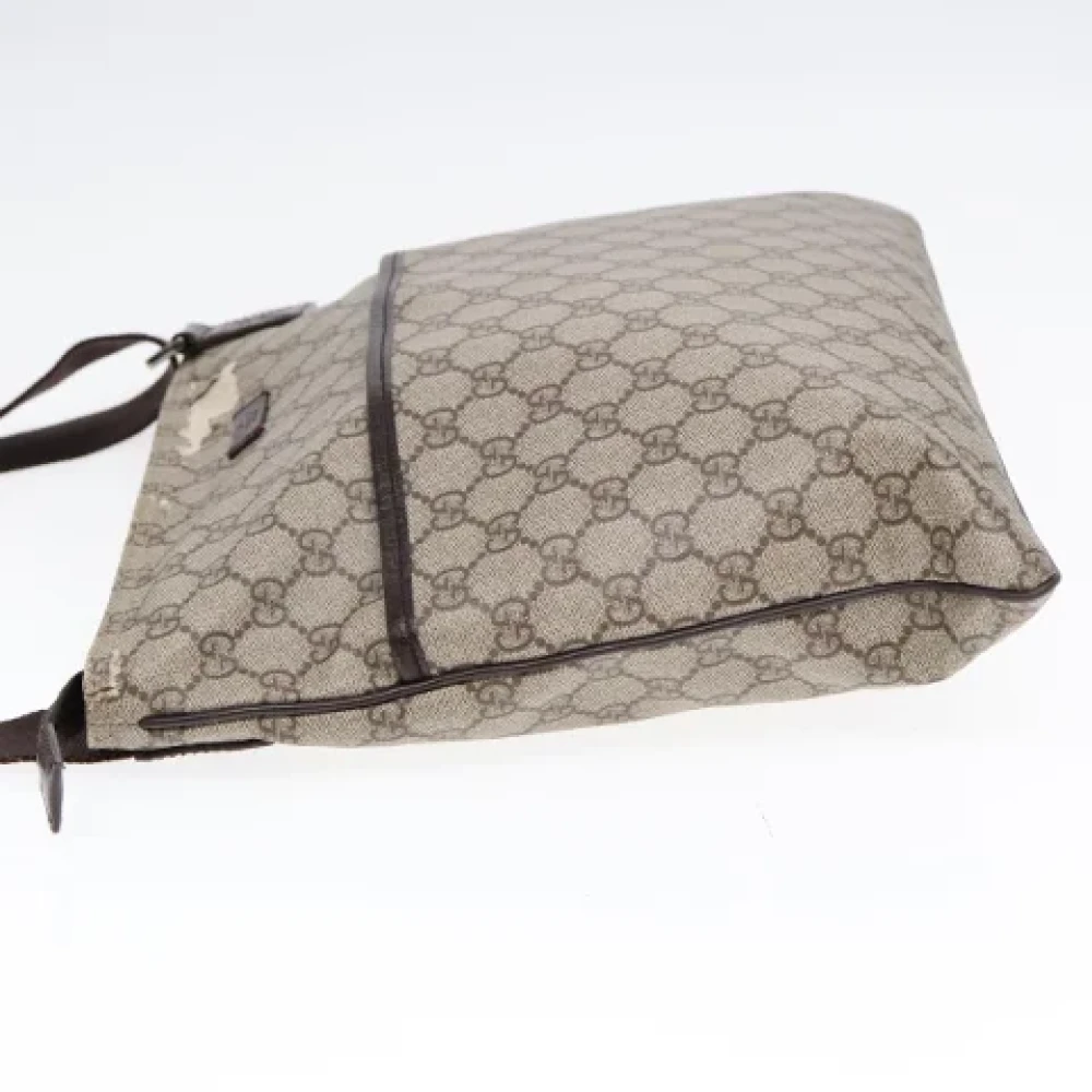 Gucci Vintage Pre-owned Canvas gucci-bags Beige Dames