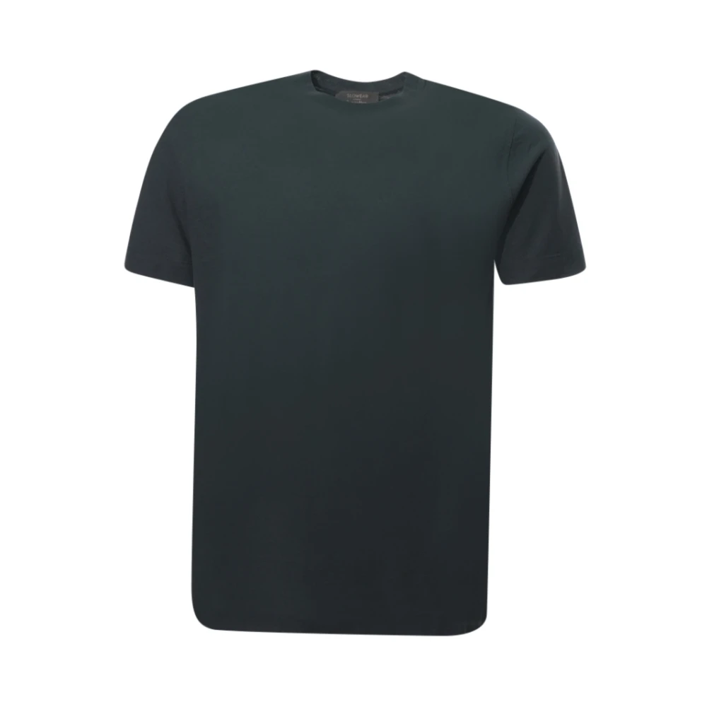 Zanone Homme Noir - T-Shirt Icecotton Coupe Slim - Tops - Taille: 2XL