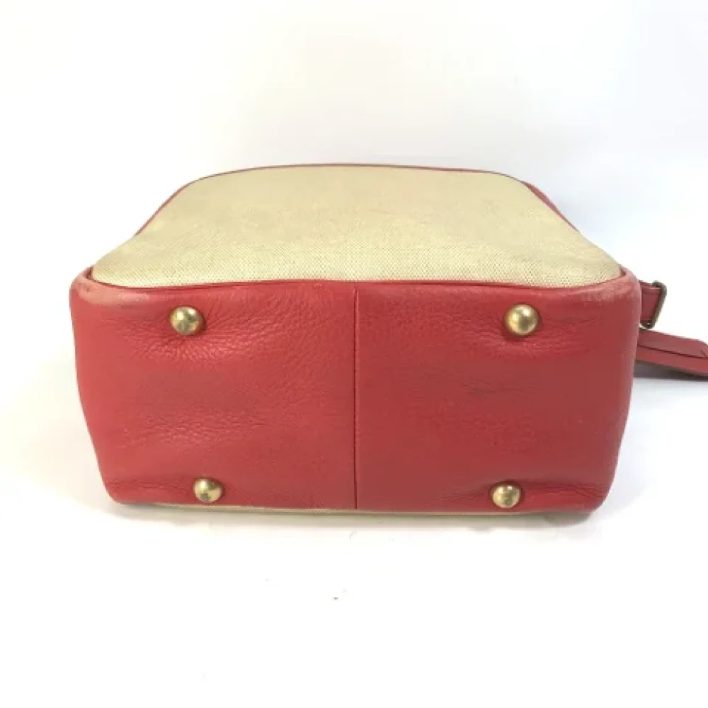 Hermès Vintage Pre-owned Fabric shoulder-bags Beige Dames