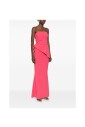 robe-rose-framboise-a-panneau-drape