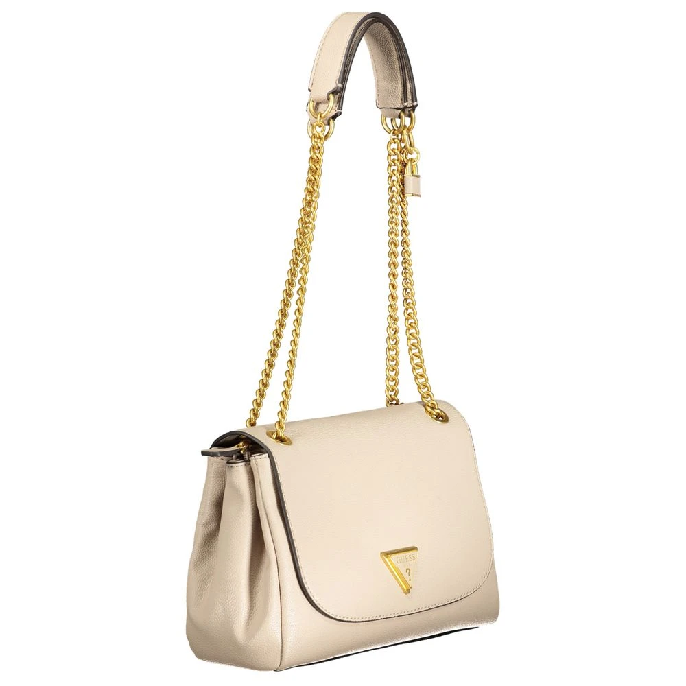Guess Beige Handtas met Kettingriem Beige Dames