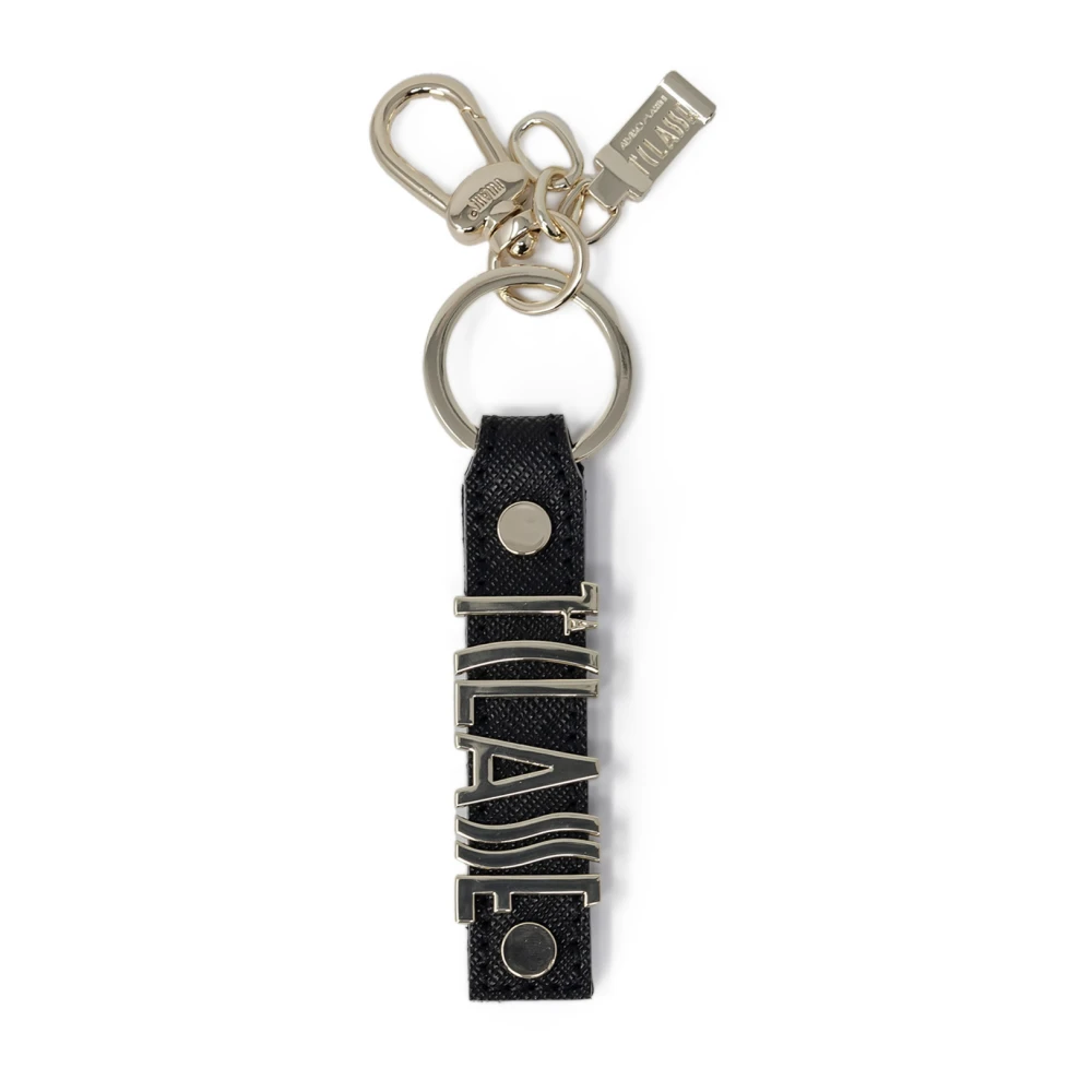 Alviero Martini 1a Classe Zwarte Leren Sleutelhanger Black Dames
