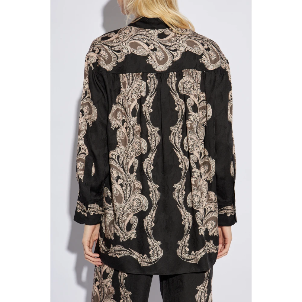 AllSaints Bernie Blouse Black Dames