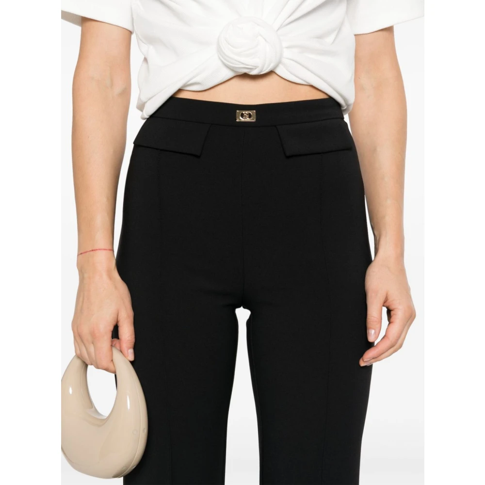 Elisabetta Franchi Nero Broek voor Vrouwen Black Dames