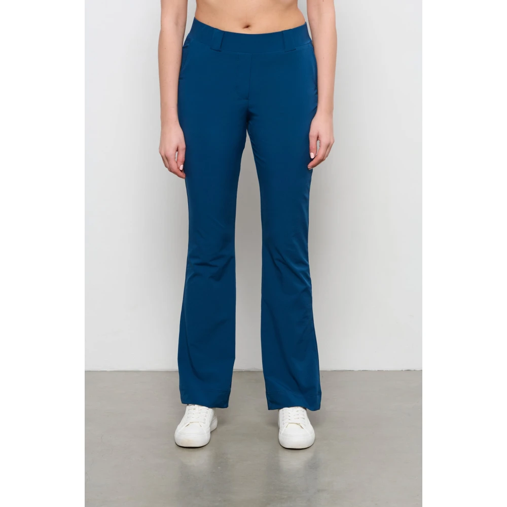 &Co Woman Wijde Broek Zomerse Stijl Blue Dames