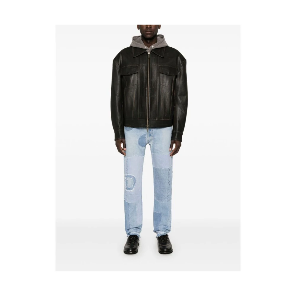 Gallery Dept. Patchwork Denim Jeans Blue Heren