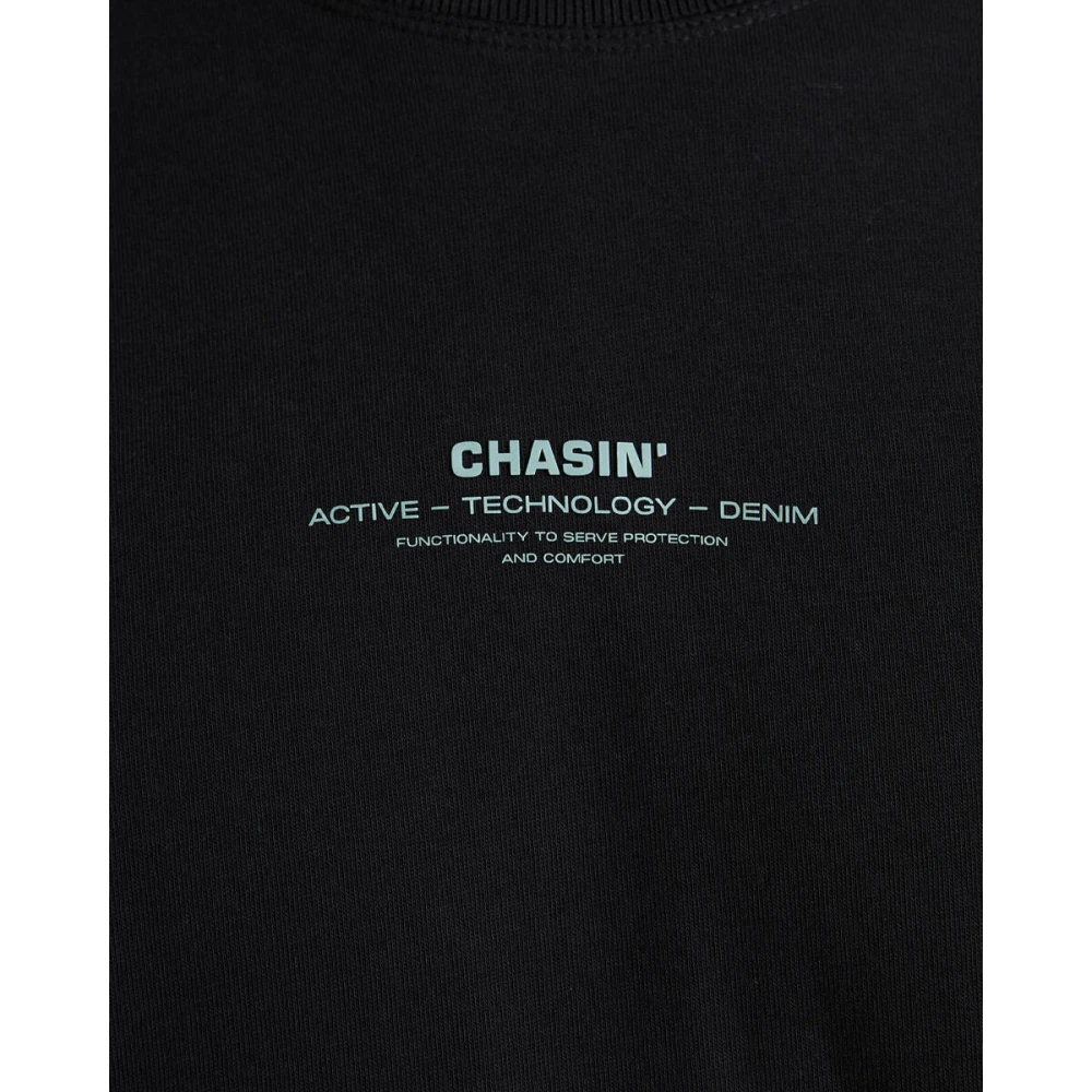 Chasin Lange Mouw T-shirt 51110013 PAX Black Heren