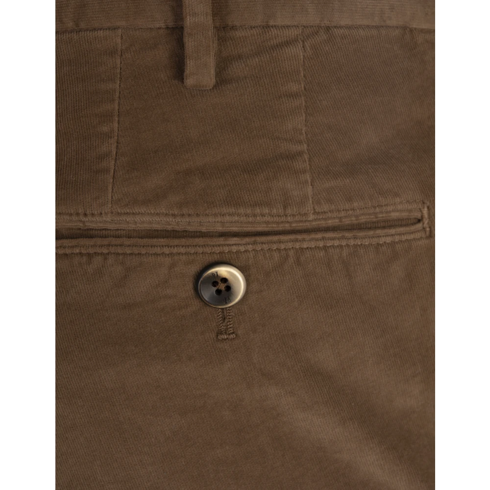 PT Torino Bruine Slim Fit Stretch Broek Brown Heren