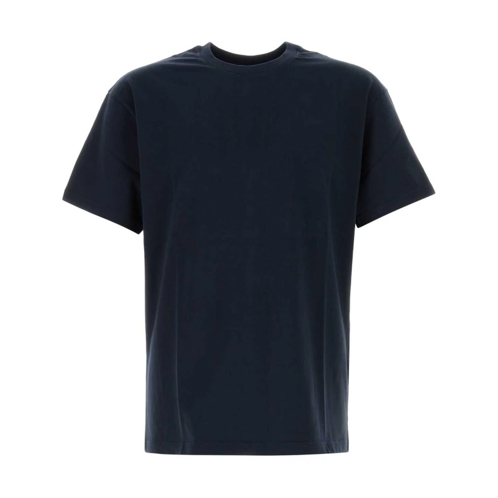 Givenchy Blå T-Shirt I Bomull Med Stamp-Tryck