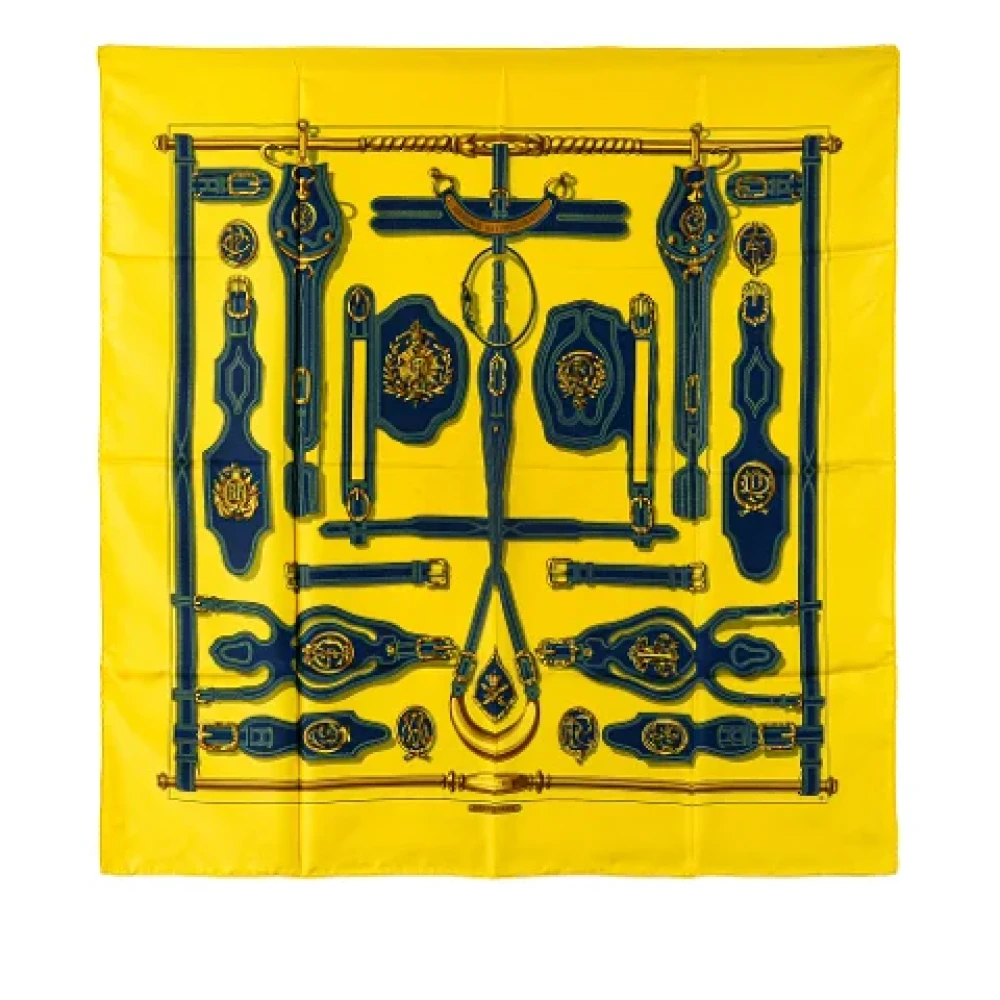 Pre-owned > Pre-owned Accessories > Pre-owned Scarves - - Hermès Vintage - Modalova