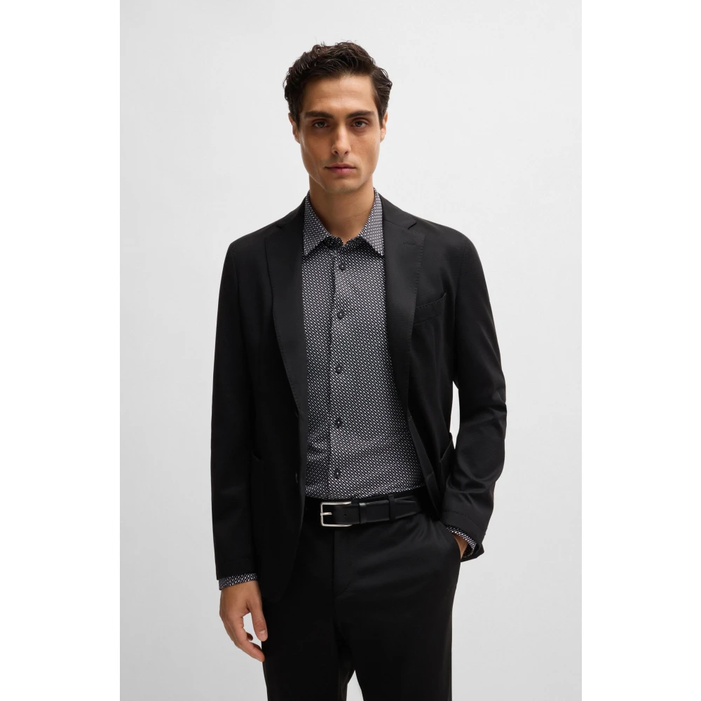 Hugo Boss Stijlvol Overhemd Black Heren