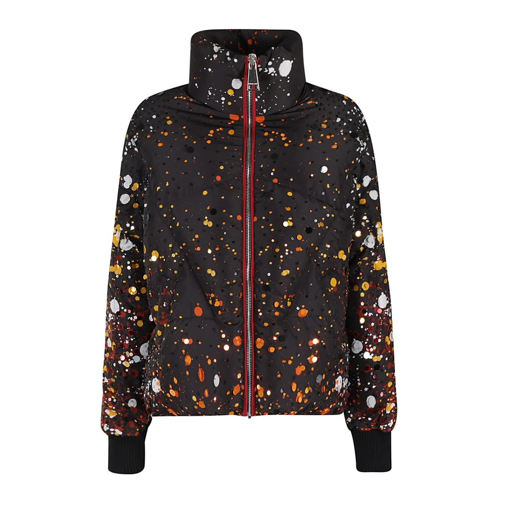 Khrisjoy Geborduurde Moon Fireworks Stijlvolle Top Multicolor Dames