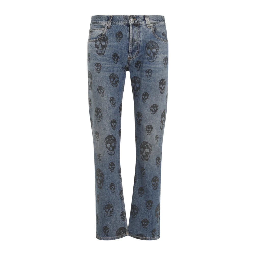 Alexander mcqueen Blauwe Jeans voor Mannen Aw24 Blue Heren