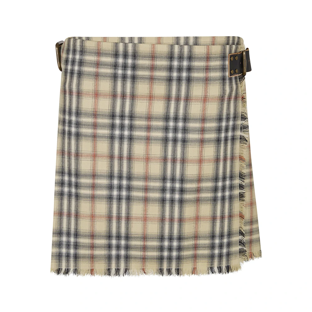 Burberry Women's Beige Mini Kilt