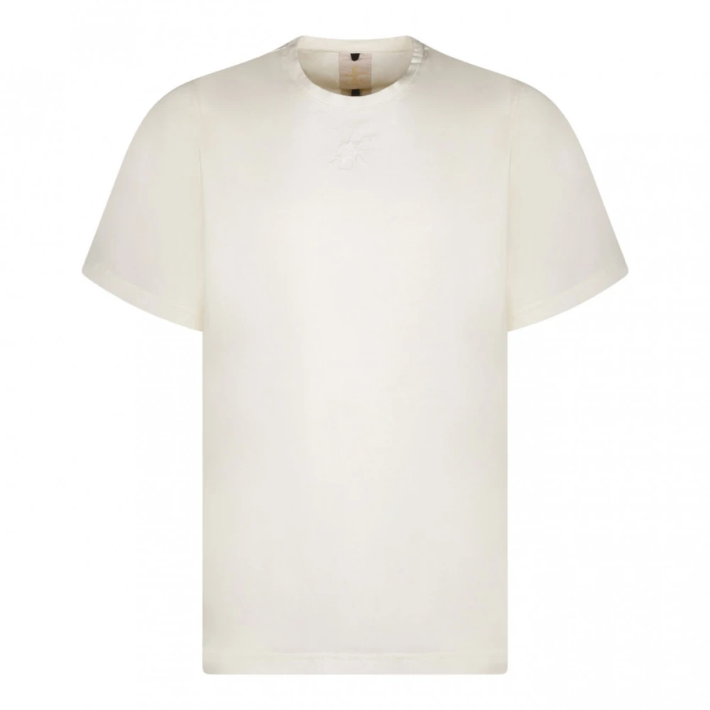 Premiata Logo Geborduurd T-Shirt White Heren