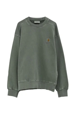 Ballong Passform Sweatshirt i Bomullsjersey