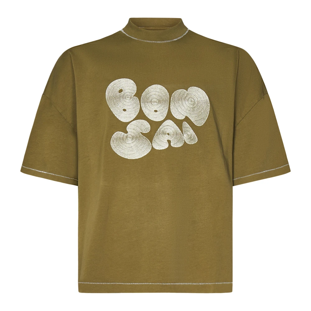 Bonsai Groene T-shirts en Polo's met Logo Green Heren
