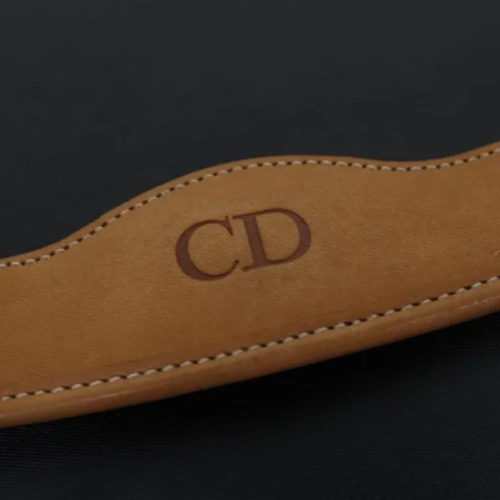 Dior Vintage Pre-owned Nylon clutches Black Dames