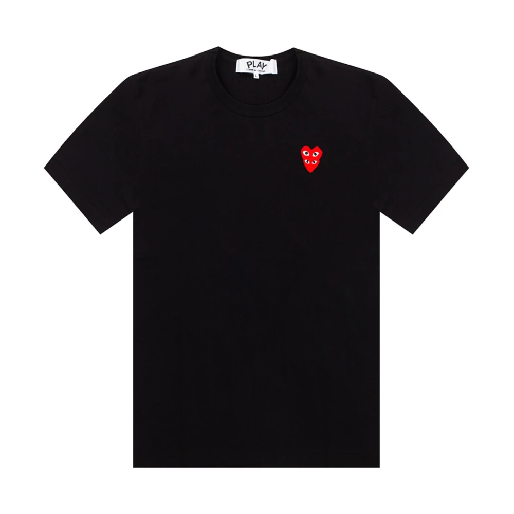 Comme des Garçons Play Logo T-shirt Black Heren