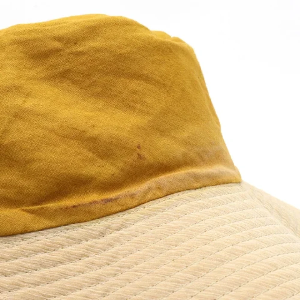 Hermès Vintage Pre-owned Canvas hats Beige Dames