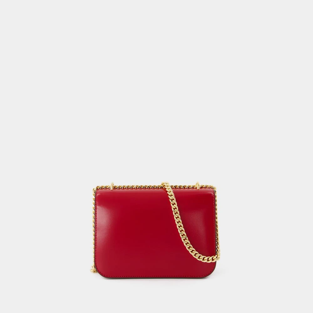 TORY BURCH Rode Leren Convertible Schoudertas Red Dames