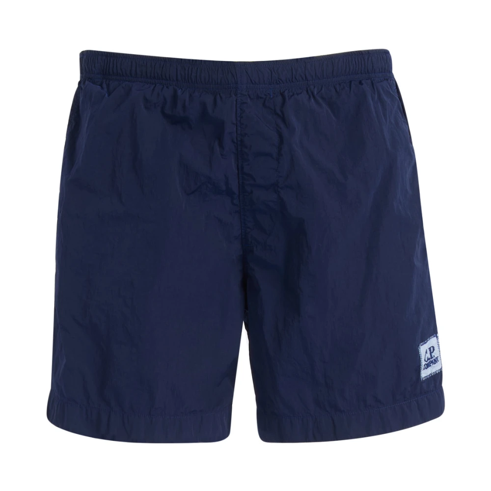 C.p. Company , Beachwear, Male, Blue, M, Eco-Chrome R Swim Shorts