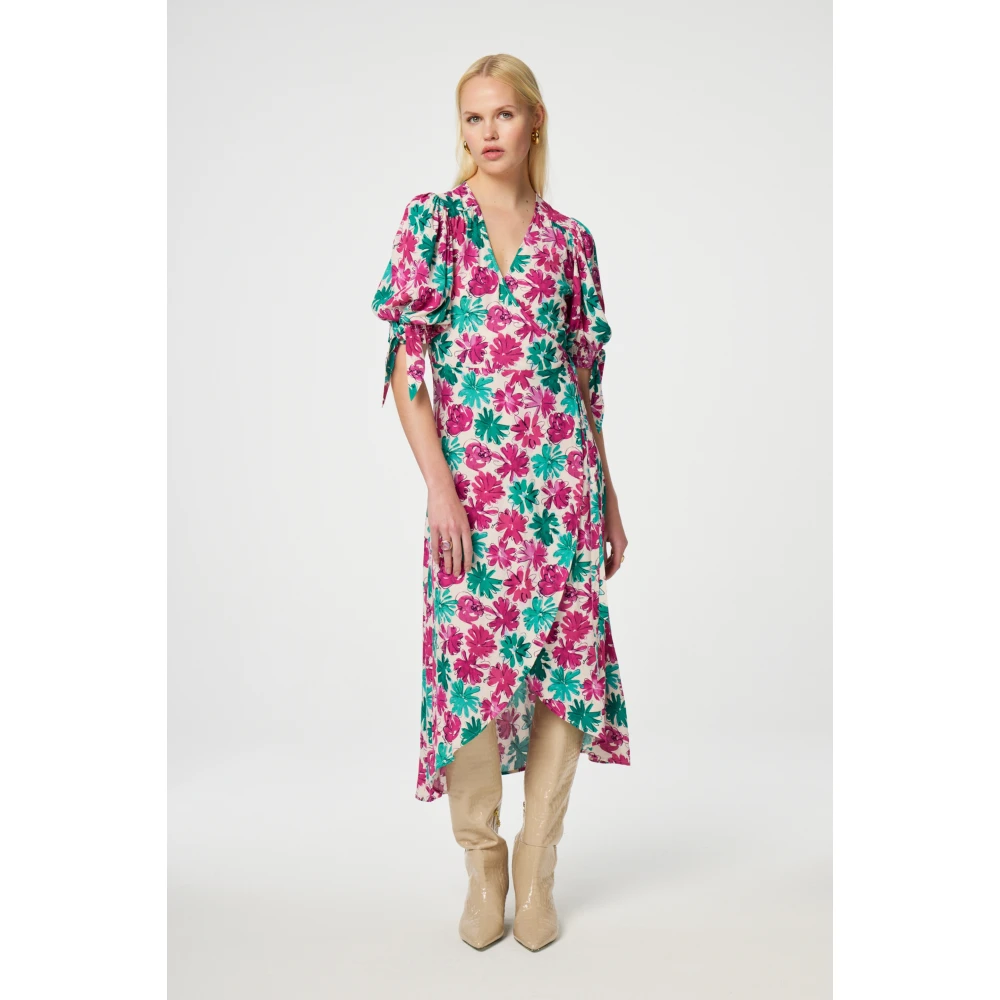 Fabienne Chapot Bloemen Wikkeljurk Multicolor Dames