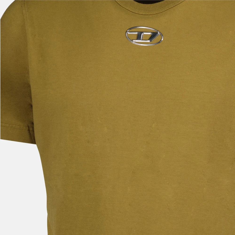 Diesel Groene T-Just-OD T-shirt voor mannen Green Heren
