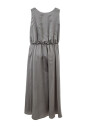 robe-croisee-en-soie-grise