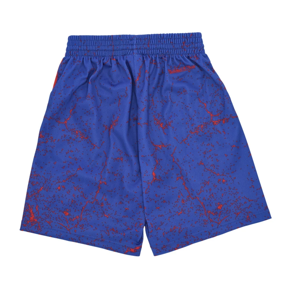 Mitchell & Ness NBA Burst Mesh Basketball Shorts Multicolor Heren