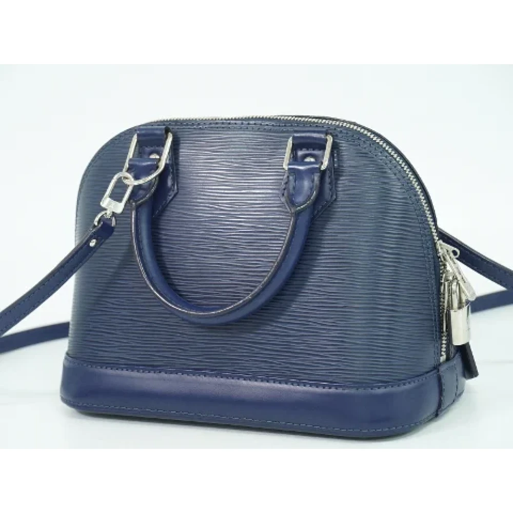 Louis Vuitton Vintage Pre-owned Leather handbags Blue Dames