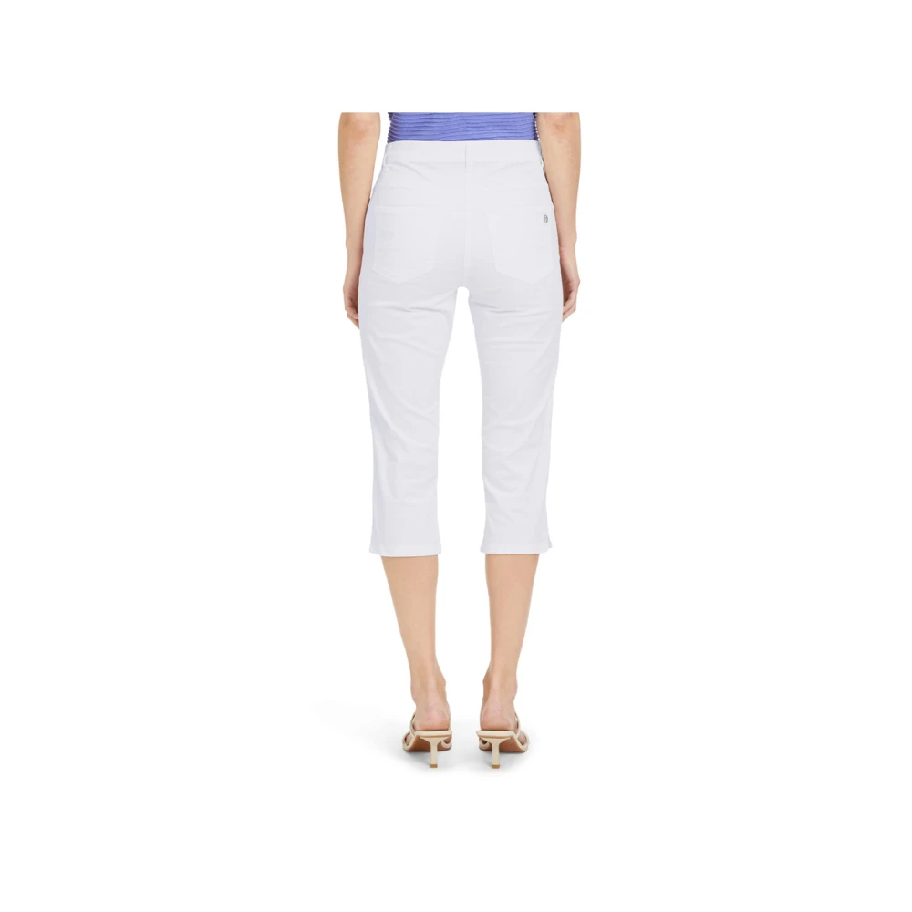 Betty Barclay Witte Stoffen Broek White Dames