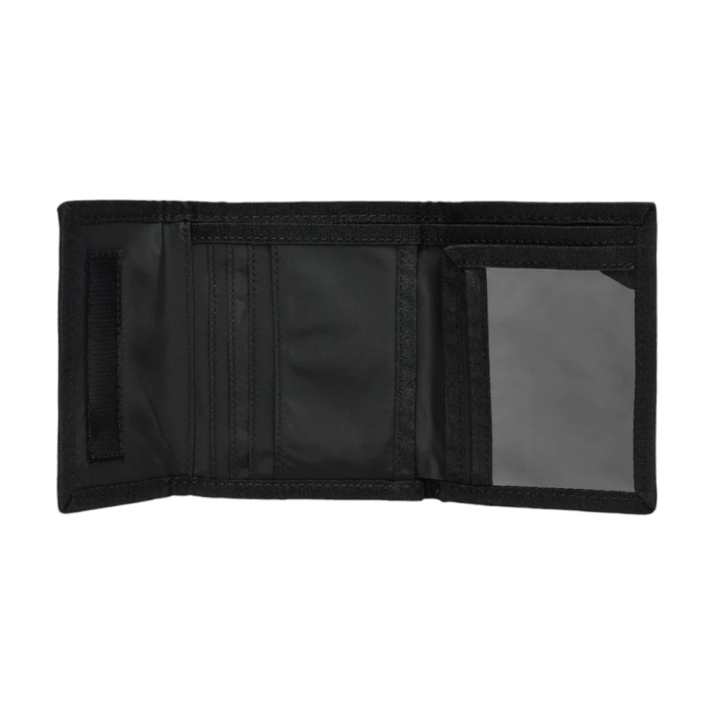 Calvin Klein Jeans Zwarte Polyester Portemonnee met Knoopsluiting voor Mannen Black Heren
