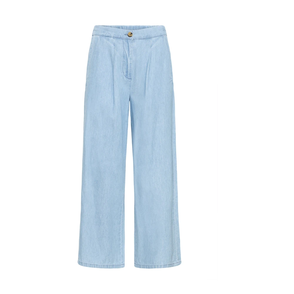 Ichi - Wide Hosen - Trousers - Damen - Blau - M - Bild 3