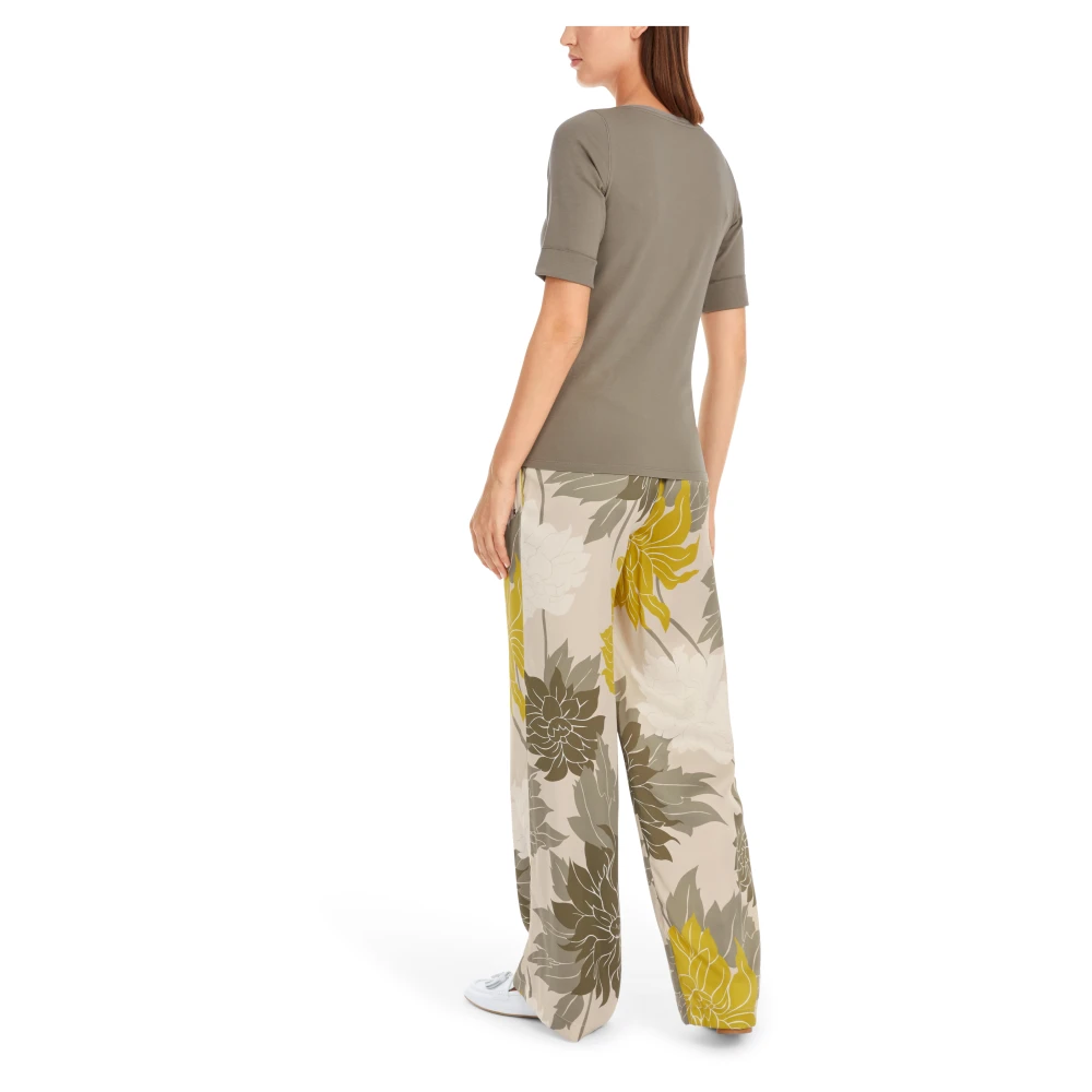 Marc Cain Casual T-shirt met halve mouwen Gray Dames