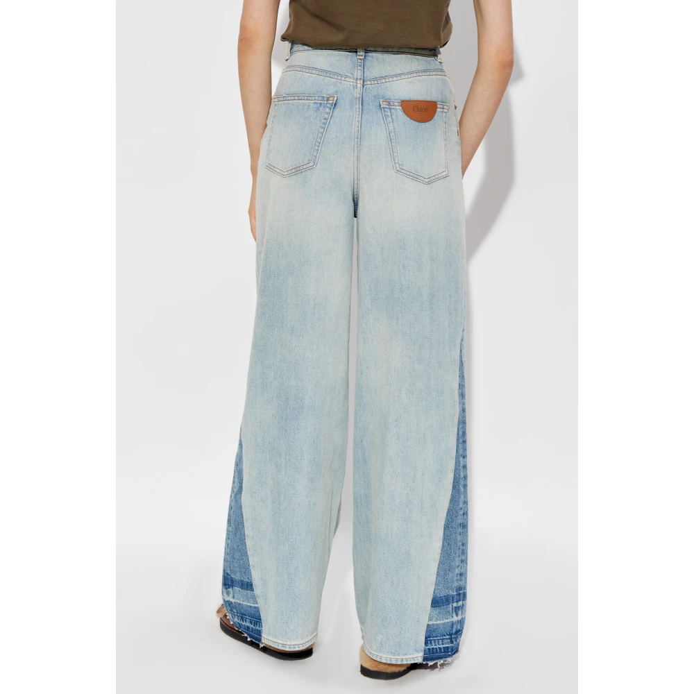 Chloé Jeans met vintage-effect Blue Dames