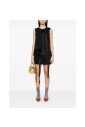 black-pleat-strap-dress
