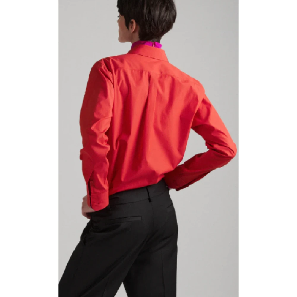 Barbara Bui Luxe Rode Chemise Montpellier Coqueline Red Dames