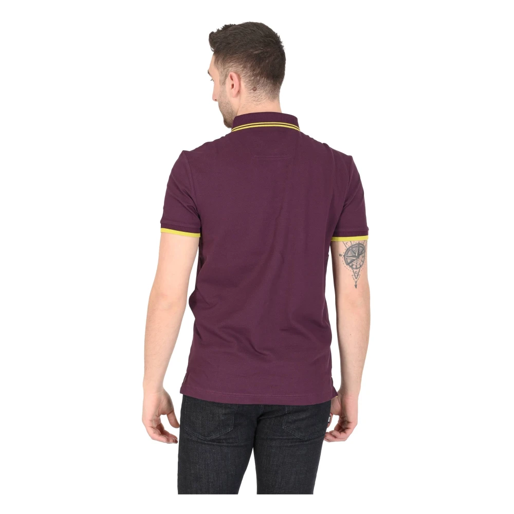 Hugo Boss Heren Polo Shirt in Medium Paars Purple Heren