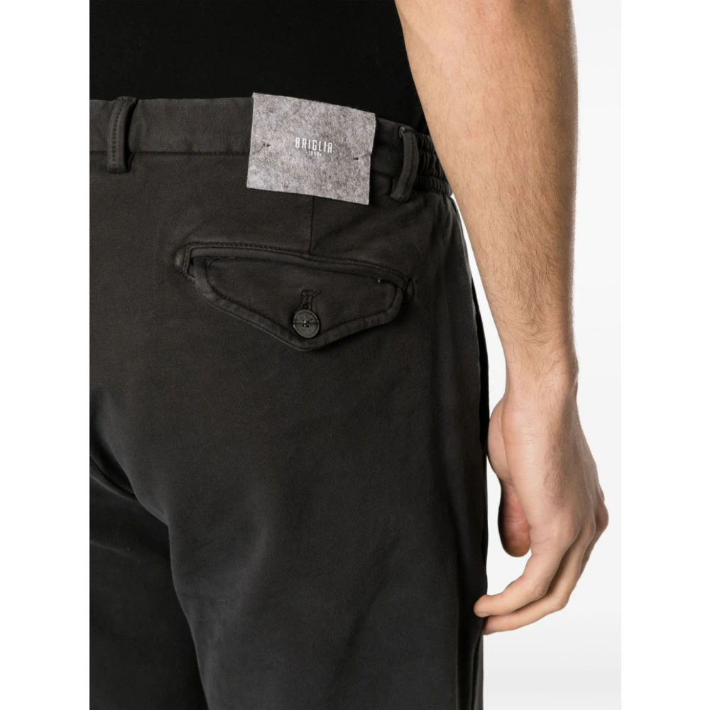 Briglia Donkergrijze Chino Broek Gray Heren