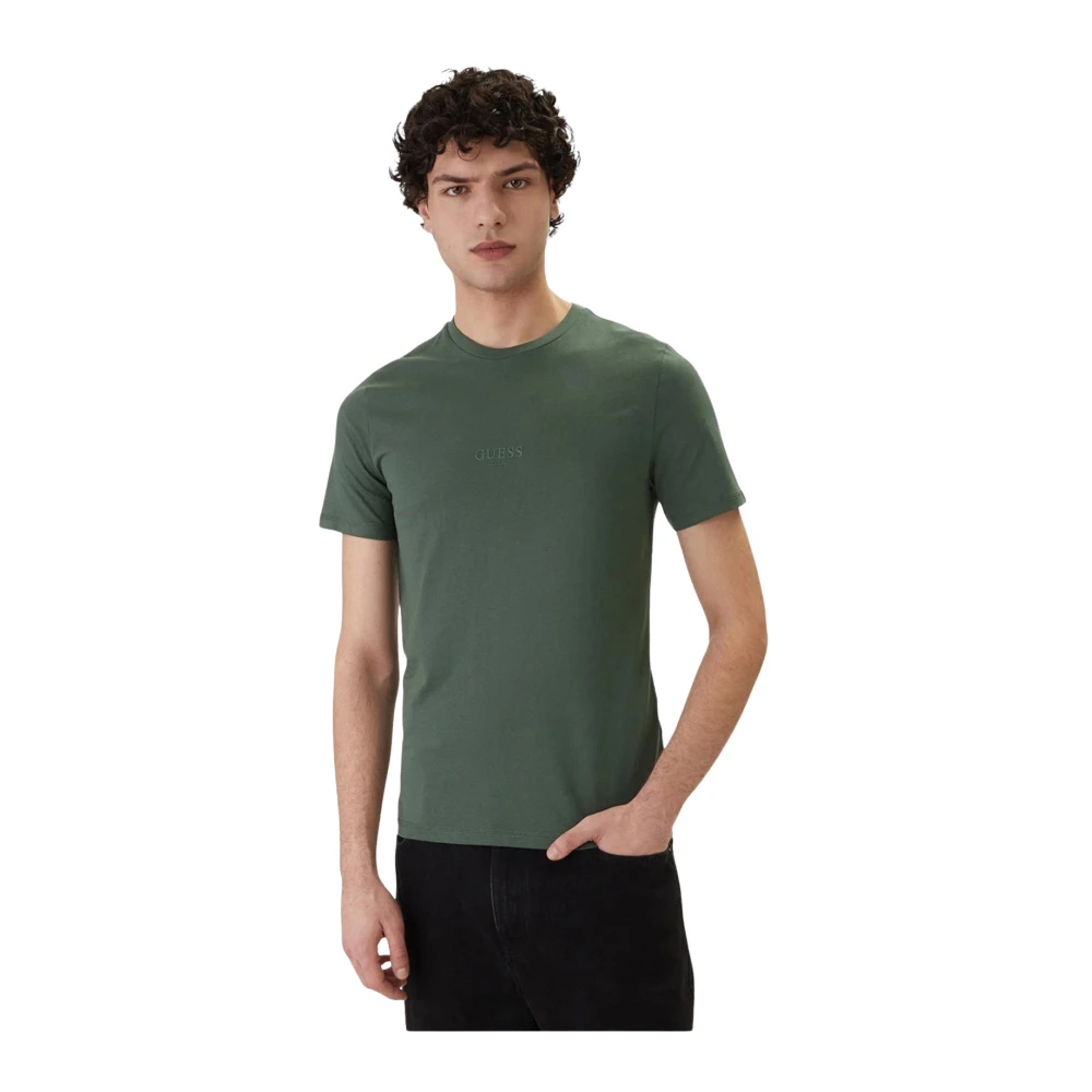 Guess Uomo Vert T-Shirt Aidy - Immagine 3