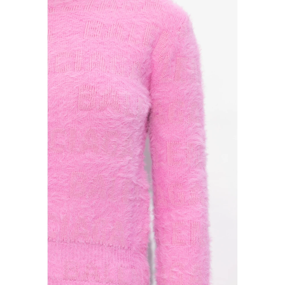 Balenciaga Geborduurde trui Pink Dames