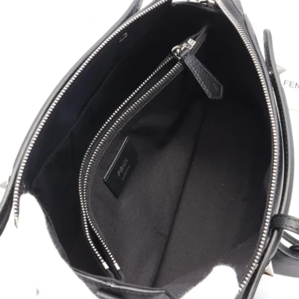 Fendi Vintage Pre-owned Leather handbags Black Dames