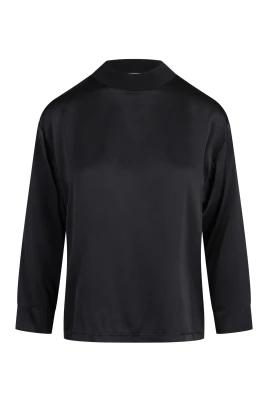 Stretch Silk Satin Tunic